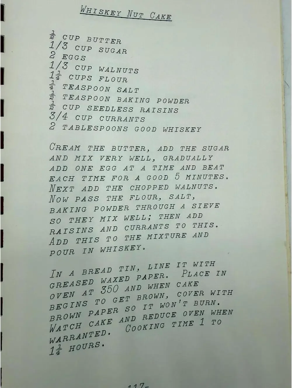1960s Community Cookbook: Royal McBee Girls Club, New Britain CT